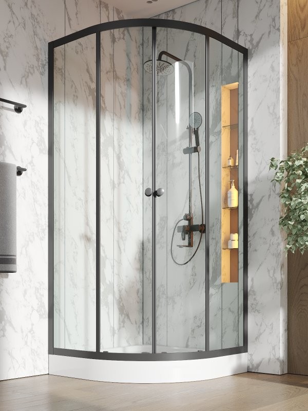 Душевой уголок Orange E01 090TB/G 90x90, с поддоном