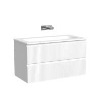 Тумба с раковиной Sancos Snob R 90 подвесная, bianco, раковина СN7019wx