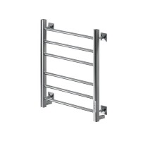 Полотенцесушитель электрический Comfysan Unico-K EC-6 60x55 см, подключение справа, слева, хром, лесенка