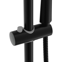 Душевой гарнитур Cersanit Лара (Lara) 68146 матовый черный