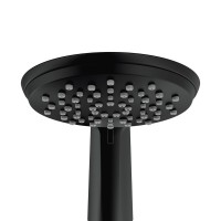 Душевой гарнитур Cersanit Лара (Lara) 68146 матовый черный