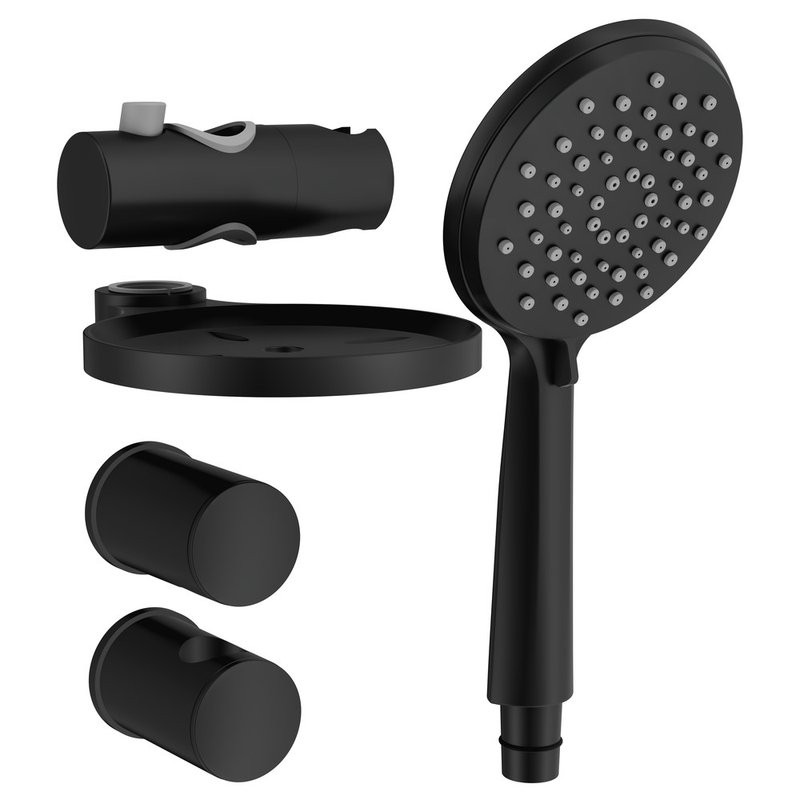 Душевой гарнитур Cersanit Лара (Lara) 68146 матовый черный