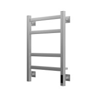 Полотенцесушитель электрический Grota Nosto 430х600 NM EL 60x45 см, подключение справа, слева, скрытое подключение справа, матовый хром, лесенка