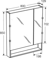 Мебель для ванной комнаты Roca The Gap Original 80 терракота