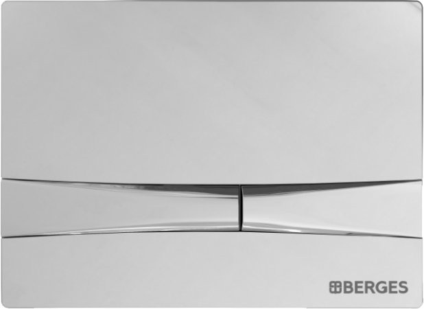 Кнопка смыва Berges Novum F3 хром, глянец