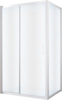 Душевой уголок Vegas Glass ZP+ZPV NOVO 140*80 01 10 профиль белый, стекло сатин