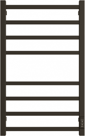 Полотенцесушитель электрический Двин L plaza neo 80/50 чёрный матовый