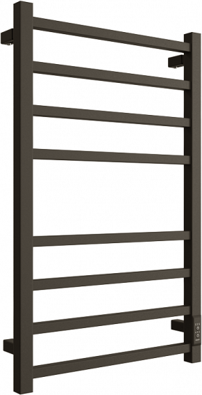 Полотенцесушитель электрический Двин L plaza neo 80/50 чёрный матовый