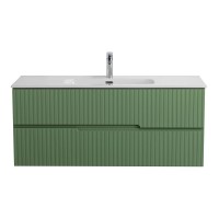 Тумба с раковиной Cezares Duet 120 фисташковый софт, раковина Cezares CZR-8095-120