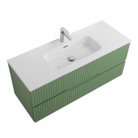 Тумба с раковиной Cezares Duet 120 фисташковый софт, раковина Cezares CZR-8095-120