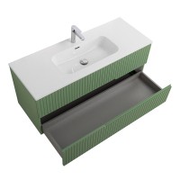 Тумба с раковиной Cezares Duet 120 фисташковый софт, раковина Cezares CZR-8095-120