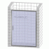 Душевая дверь в нишу Kubele DE019 D2-CLN-MT 180 см, профиль матовый хром