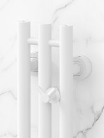 Полотенцесушитель водяной Сунержа Терция Pro 30-0444-1210 120x15 см, матовый белый, I-образный