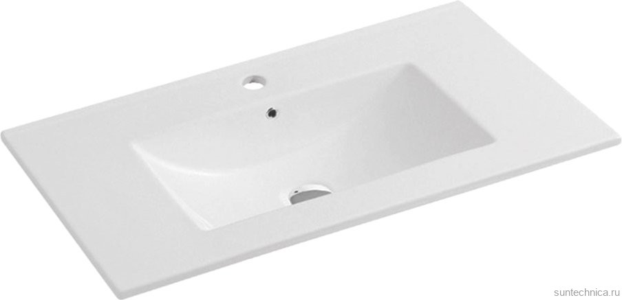 Тумба с раковиной Vincea Mia 80 белая глянцевая, раковина VBS-13980