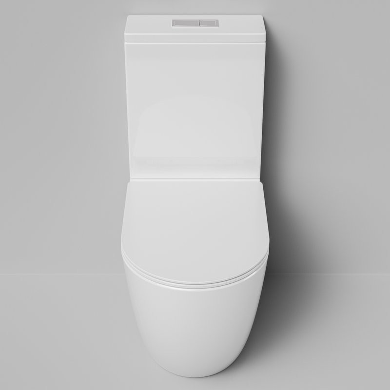 Унитаз-компакт напольный Grossman GR-4494SQ с микролифтом, белый глянец