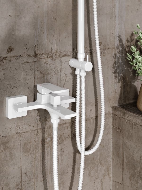 Душевая стойка Orange Lutz M04-944w белая