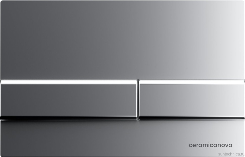 Система инсталляции для унитазов Ceramicanova Envision Flat CN1002M кнопка хром матовый