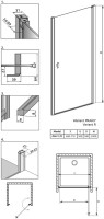 Душевая дверь в нишу Radaway Nes DWJ I 70 R