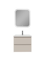 Мебель для ванной комнаты SanStar Riana 60 подвесная, cappuccino, раковина Миранда 60