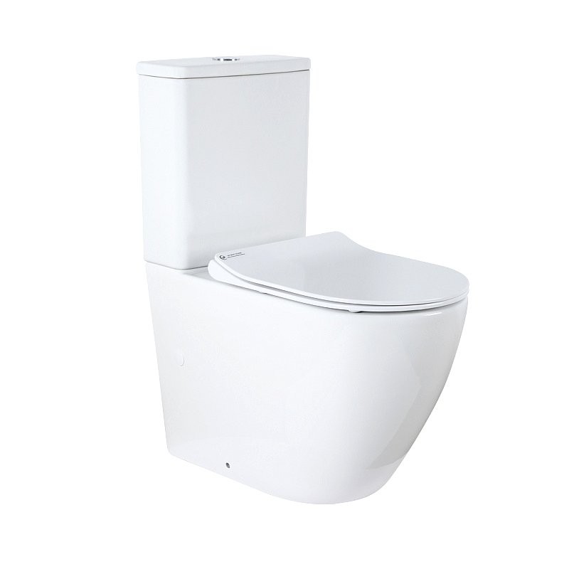 Унитаз-компакт напольный AZARIO Grado AZ-2141 глянцевый белый