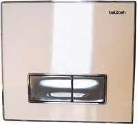 Система инсталляции для унитазов beWash Vago BW74, P05WC с кнопкой смыва, белое стекло, хром