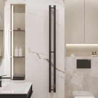 Полотенцесушитель электрический EWRIKA Пенелопа P2 140, черный