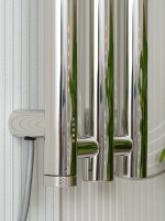 Полотенцесушитель электрический Сунержа Терция 4.0 00-0884-1206 120x15 см, подключение слева, скрытое подключение слева, без покрытия, I-образный