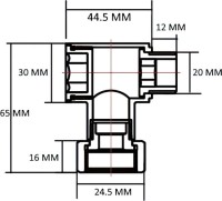 Комплект Grota Quill 23х150 полированный, с монтажным набором SMART 549-2SCH040504C P