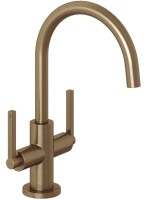 Смеситель для раковины Kludi Nova Fonte Puristic 20118N115 брашированная бронза PVD Смеситель для раковины Kludi Nova Fonte Puristic 20118N115 брашированная бронза PVD