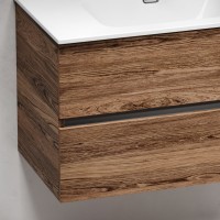 Мебель для ванной комнаты Sancos Urban 70 дуб чарльстон, черная раковина CN7007MB