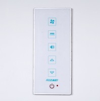 Душевая кабина DTO K408S 80х80, с электрикой, профиль хром, стекло прозрачное