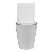 Унитаз-моноблок напольный AZARIO Eagle AZ-80673 безободковый, с микролифтом, глянцевый белый