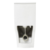 Унитаз-моноблок напольный AZARIO Eagle AZ-80673 безободковый, с микролифтом, глянцевый белый