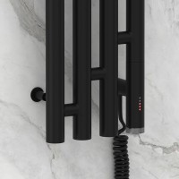 Полотенцесушитель электрический Сунержа Кантата 3.0 R 150х16 черный матовый