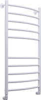 Полотенцесушитель водяной Comfysan Noumi W-10 100х50 100x55 см, матовый белый, лесенка