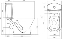 Унитаз-компакт напольный Santek Алькор 1WH302196