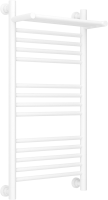 Полотенцесушитель водяной Сунержа Богема 1П + 80x40, белый матовый, с полкой