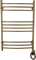 Полотенцесушитель электрический Domoterm Калипсо П10 50x80, правый, бронза
