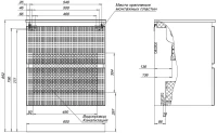Тумба с раковиной Aquanet Джейн (Flat) 60 подвесная, мисти грин