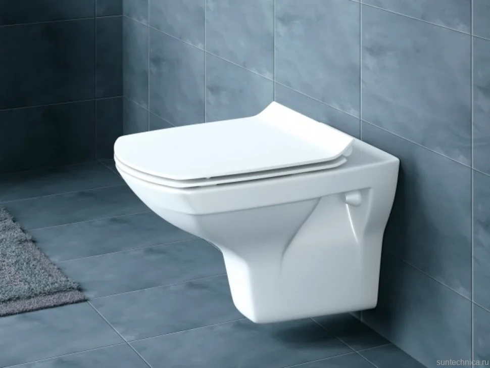 Унитаз подвесной Cersanit Carina XL Clean On DPL EO slim
