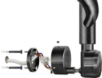 Полотенцесушитель электрический Secado Корсико 1 К 85x55 см, подключение справа, матовый черный, лесенка