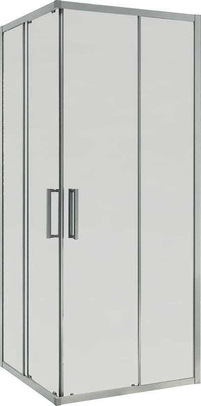 Душевой уголок Maybahglass MGY-1327-5 90х90 см, профиль матовый хром, стекло сатин