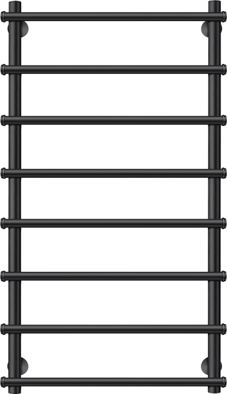 Полотенцесушитель электрический Secado Турин 4673739243862 100x55 см, подключение слева, матовый черный, лесенка