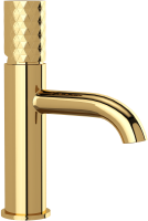 Смеситель для раковины Boheme Stick 121-GG gold diamond gold