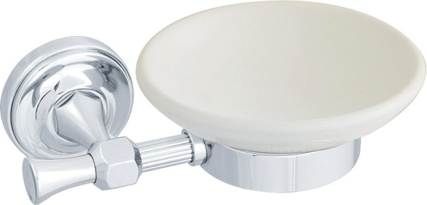 Мыльница Migliore Fortuna подвесная, керамика, хром