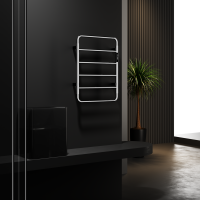 Полотенцесушитель электрический Wonzon & Woghand WW-AL201-BR брашированный никель Полотенцесушитель электрический Wonzon & Woghand WW-AL201-BR брашированный никель