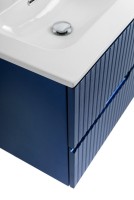 Мебель для ванной комнаты Cezares Duet 120 sapfiro, раковина Cezares CZR-8073-120-2 двойная