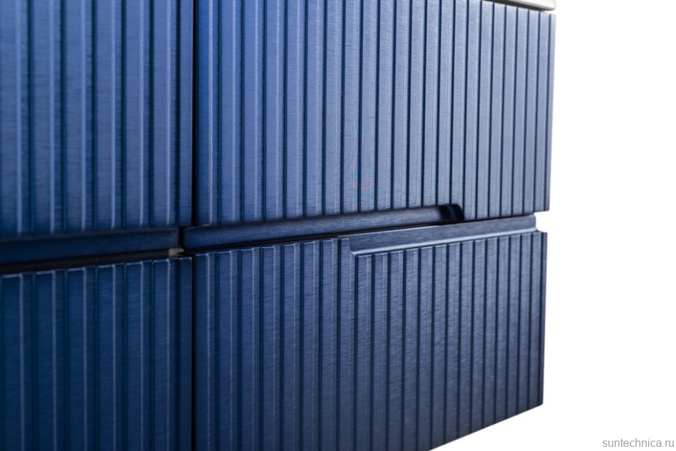 Мебель для ванной комнаты Cezares Duet 120 sapfiro, раковина Cezares CZR-8073-120-2 двойная