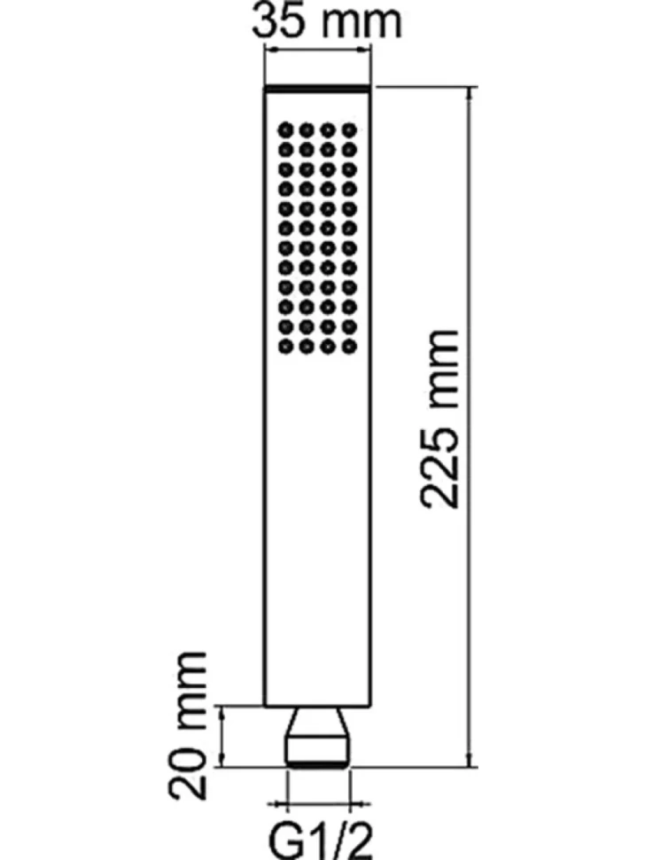 Смеситель для ванны с душем Wasserkraft Glan 6601