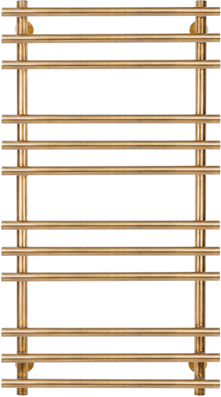 Полотенцесушитель водяной Secado Турин Плюс 100х50х60 100x60 см, бронза, лесенка, латунь